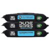 DUDE Wipes - Flushable Wipes - 3 Pack, 144 Wipes - Unscented Extra-Large Adult Wet Wipes - Vitamin-E & Aloe - Septic and Sewer Safe